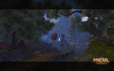 图片: 图2：《神魔大陆》截图-左边林中有毒气.jpg