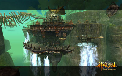 图片: 图3：《神魔大陆》实景截图-悬空部落.jpg