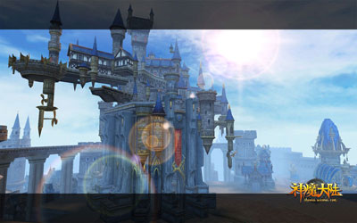 图片: 图4：《神魔大陆》实景截图-壮丽城堡.jpg