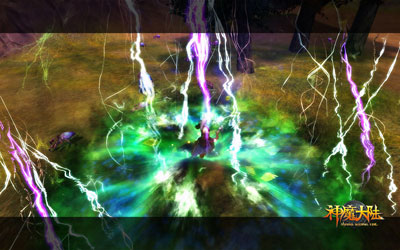 图片: 图4：《神魔大陆》实景截图-强力的XP技能.jpg
