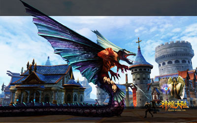图片: 图5：《神魔大陆》实景截图-勇者斗怪兽.jpg