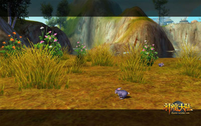 图片: 图2：《神魔大陆》实景截图—可爱的小兔子.jpg
