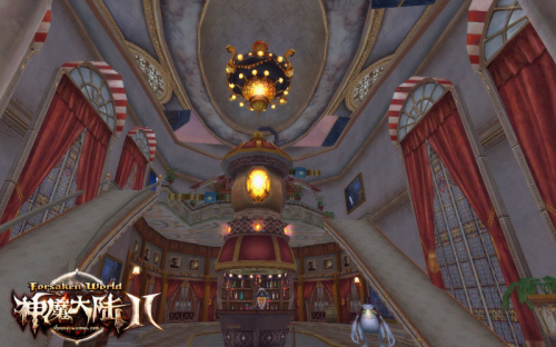 图片: 图4《神魔大陆2》实景截图-装潢奢华的酒吧.jpg